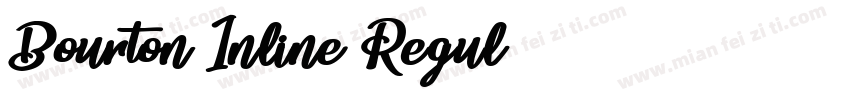 Bourton Inline Regul字体转换